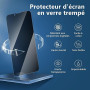 NEW'C Lot de 3, Verre Trempé Anti-Espion pour iPhone 16e, iPhone 14, iPhone 13, iPhone 13 Pro (6,1 Pouces), Angle de Confidentia