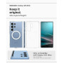 Spigen Ultra Hybrid MagFit Coque Compatible avec Samsung Galaxy S25 Ultra - Blanc
