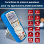 PeakTech 3360 - Multimètre Numérique True RMS, Étanche