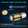 Sidaqi 1156 BAU15S PY21W 7507 1056 5009 Ampoules LED 5630 33SMD Jaune 900LM Remplacer pour Clignotants Avant et Arrière 12-30V 3