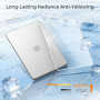 EooCoo Compatible Coque avec MacBook Neo 13 Pouces 2026 (Modèle A3404, Puce A18 Pro) Étui Rigide Housse de Protection en Plastiq