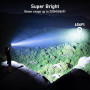 Lampe Torche LED/Torche UV 2 en 1,Laitver Lampe de Poche Rechargeable Ultra Puissante avec 395nm Ultraviolette Noire-6 Modes, Zo