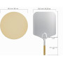 onlyfire BRK-6023 Kit Pizza pour Weber 57 cm - Anneau à Pizza en INOX avec Poignées Amovibles, Pierre à Pizza 38 cm, Pelle à Piz