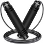 Blukar Corde à Sauter, Speed Jump Rope Réglable pour Hommes & Femmes, Roulements à Billes en Acier, Poignées Antidérapantes en M