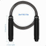 Blukar Corde à Sauter, Speed Jump Rope Réglable pour Hommes & Femmes, Roulements à Billes en Acier, Poignées Antidérapantes en M