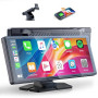 Volam CarPlay sans Fil et pour Apple Carplay&Android Auto,Écran Tactile IPS de 9.26 Pouces ecran Voiture,Voiture Autoradio,Autor