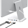 Gewokliy Hub USB C pour iMac 24" 2021/2023/2024, charge sans fil, SD/TF, adaptateur accessoire pour iMac