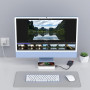 Gewokliy Hub USB C pour iMac 24" 2021/2023/2024, charge sans fil, SD/TF, adaptateur accessoire pour iMac