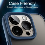 JETech Protecteur d'Objectif de Caméra pour iPhone 16 Pro 6,3 Pouces et iPhone 16 Pro Max 6,9 Pouces, Verre Trempé 9H, Anti-Rayu
