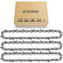 BYANE Lot 3 Chaînes Tronçonneuse 30cm (12") 1/4"LP 1.1mm (.043") 64 Maillons | Faible Rebond | Pour Stihl MSA 120, 140, 160, 200