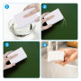 8 Pcs Eponge Magique Mur Blanc, Gomme Magique Mur Blanc, Eponge Vaisselle, éponges Cuisine pour Nettoyant Salle de Bain Cuisine 