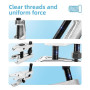Extracteur Universel de Rotule d'outils de Suspension 3 pièces Séparateur Enlève l'outil Vertical Ball Joint Puller Voiture Tira