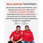 TerraTherm Patch chauffant dos, nuque et épaules – chaleur profondeur bienfaisante 12 h, chauffe-dos – chauffe-corps autocollant
