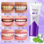 Lot de 2 dentifrices SP-7 violets, blanchiment des dents, dentifrice probiotique, dentifrice blanchissant intensif pour dents se