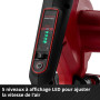 Souffleur sans fil Einhell TE-CB 18/270 Li-Solo Power X-Change (18 V, vitesse d’air 270 km/h, 5 niveaux, avec extension, buse st