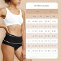YouShow Culottes Femmes Coton Taille Haute Lot de 5 Slips Elasticité Ventre Plat