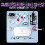 CRAFT RESIN Kit de Résine UV avec Lampe – Grande Lampe 36W à 22 LED et 200g de Résine UV, Cristal Clair et Anti-Jaunissement – K