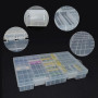 WYAN 1Pcs Boîte à Piles en Plastique,Boîtier de Rangement de Batterie Transparent,Rangement Piles pour 60pcs AA+40pcs AAA Pile B