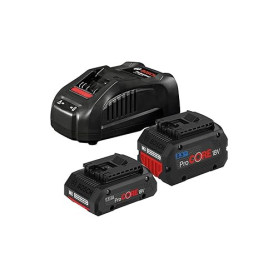 Bosch Professional 18V System Starter-Set batteries: 1 batterie ProCORE18V 4.0Ah + 1 batterie ProCORE18V 5.5Ah + chargeur GAL 18