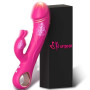 Gode Rabbit Vibromasseurs Feminin Clitoridien va et vient Sex Toys, 10 Modes de Vibration Sextoy, Charge Rapide Sextoyse Femme c