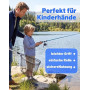 Set de Pêche Enfant 1,8 m – Canne à Pêche Télescopique pour Enfants avec Moulinet, Appâts & Accessoires, Kit Complet pour Débuta