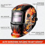 DEKO Masque Soudure: Grand écran de Vue Auto Darkening Casque de Soudage à énergie Solaire, avec Batterie Remplaçable, Longue Du