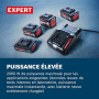 Bosch Expert 18V System Starter-Set Haute Puissance EXBA18V-40 combiné avec Chargeur Rapide Gal 12V/18-80 (Puissance Maxi Jusqu’