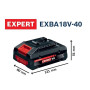 Bosch Expert 18V System Starter-Set Haute Puissance EXBA18V-40 combiné avec Chargeur Rapide Gal 12V/18-80 (Puissance Maxi Jusqu’