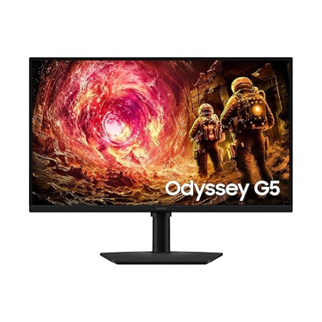 Samsung Écran Gaming Odyssey G5 G50F 32", 180Hz, QHD (2560 x 1440), 1ms, 1.000:1, Inclinable, Orientable, Pivotable, Ajustable e
