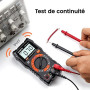 Multimètre Numérique KAIWEETS, Multimètre Digital, Voltmètre Multifonctions 2000 Comptes, Testeur Électrique, Ohmmètre, Mesure L