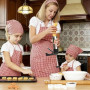 KINDLUME Machine a Churros, Appareil a Churros en Acier Inoxydable, Presse Biscuit avec 13 Pochoirs, 8 Douilles, Outil Multifonc