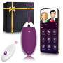 Sex Toýs Femme Clitoridien Vibromasseur, femme Oeuf Vibrant Femme à Distance avec APP 9 Modes Vibromasseurs Feminin à Distance