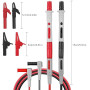 Proster Kit Fils de Test Multimètre 26PCS Professionnel Silicone avec Pointes Interchangeables Or, Aiguilles de Perçage Auto, Cl