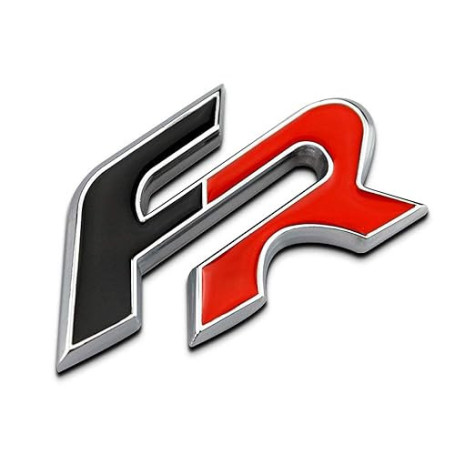 1 Pcs 3D En Métal FR Voiture Côté Fender Arrière Arrière Emblème Badge Sticker Autocollants pour Voitures