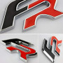 1 Pcs 3D En Métal FR Voiture Côté Fender Arrière Arrière Emblème Badge Sticker Autocollants pour Voitures