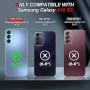 LeYi Coque Magnétique pour Samsung Galaxy A16 / A 16, avec 2 Verre Trempé, Compatible avec MagSafe, Étui Housse Antichoc Bumper