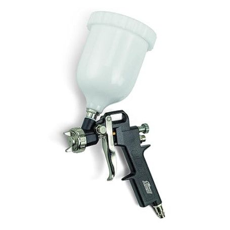 FIAC Pistolet à pulvérisation pour peinture modèle 1860, aérographe avec réservoir pour peinture de 600 ml, buse de 1,5 mm, jet