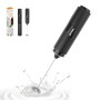 GRIFEMA Mousseur à Lait électrique, Mini Fouet Electrique 13 000 tr/min, Fonctionne à Piles, Milk Frother Ergonomique, Sans BPA,