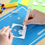 QWORK® Brayer applicateur et de retireur kit, rouleau brayer et retireur, compatible avec Cricut/Silhouette/Brother et impressio