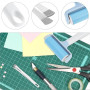 QWORK® Brayer applicateur et de retireur kit, rouleau brayer et retireur, compatible avec Cricut/Silhouette/Brother et impressio
