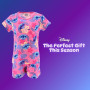 Disney Stitch Ensemble 2 Pièces pour Fille, Pyjama T-Shirt et Short à Imprimé Tropical, Tailles 3 à 8 Ans