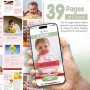 O'doe Vaisselle Bebe | Set Repas Bebe 1er Age 15 Pièces – Coffret Repas Bebe avec Bol Silicone à Ventouse, Cuillères, Tasses, Ba