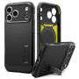 Spigen Coque pour iPhone 17 Pro Max, Tough Armor T MagFit, [Robuste, Test de Chute Niveau Militaire] - Noir