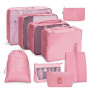 OSDUE Organisateur de Voyage, Lot de 9 Organiseurs de Bagage pour Voyage,Différents Tailles des Cubes Étanche Sacs de Voyage Ran