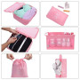 OSDUE Organisateur de Voyage, Lot de 9 Organiseurs de Bagage pour Voyage,Différents Tailles des Cubes Étanche Sacs de Voyage Ran