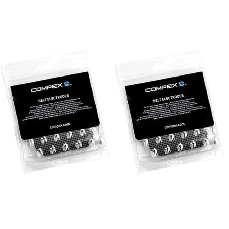 Électrodes Compex pour Corebelt - Sachet de 4 8x8cm