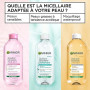 GARNIER Skin Active - Solution Micellaire Tout-En-1 - Nettoie, Démaquille & Hydrate - Micelles & Glycérine Hydrantante - Sans Pa
