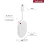 Thomson Go Cast 152 Dongle de Streaming, 4K UHD Google TV, Commande Vocale, Google Cast, Dolby Atmos, Dolby Digital+, HDR10, Por