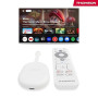 Thomson Go Cast 152 Dongle de Streaming, 4K UHD Google TV, Commande Vocale, Google Cast, Dolby Atmos, Dolby Digital+, HDR10, Por
