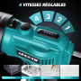 APROTII Pistolet Silicone Electrique Compatible avec Ma@kita Batteries 18V, Lumière LED, Pistolet Cartouche pour le Calfeutrage